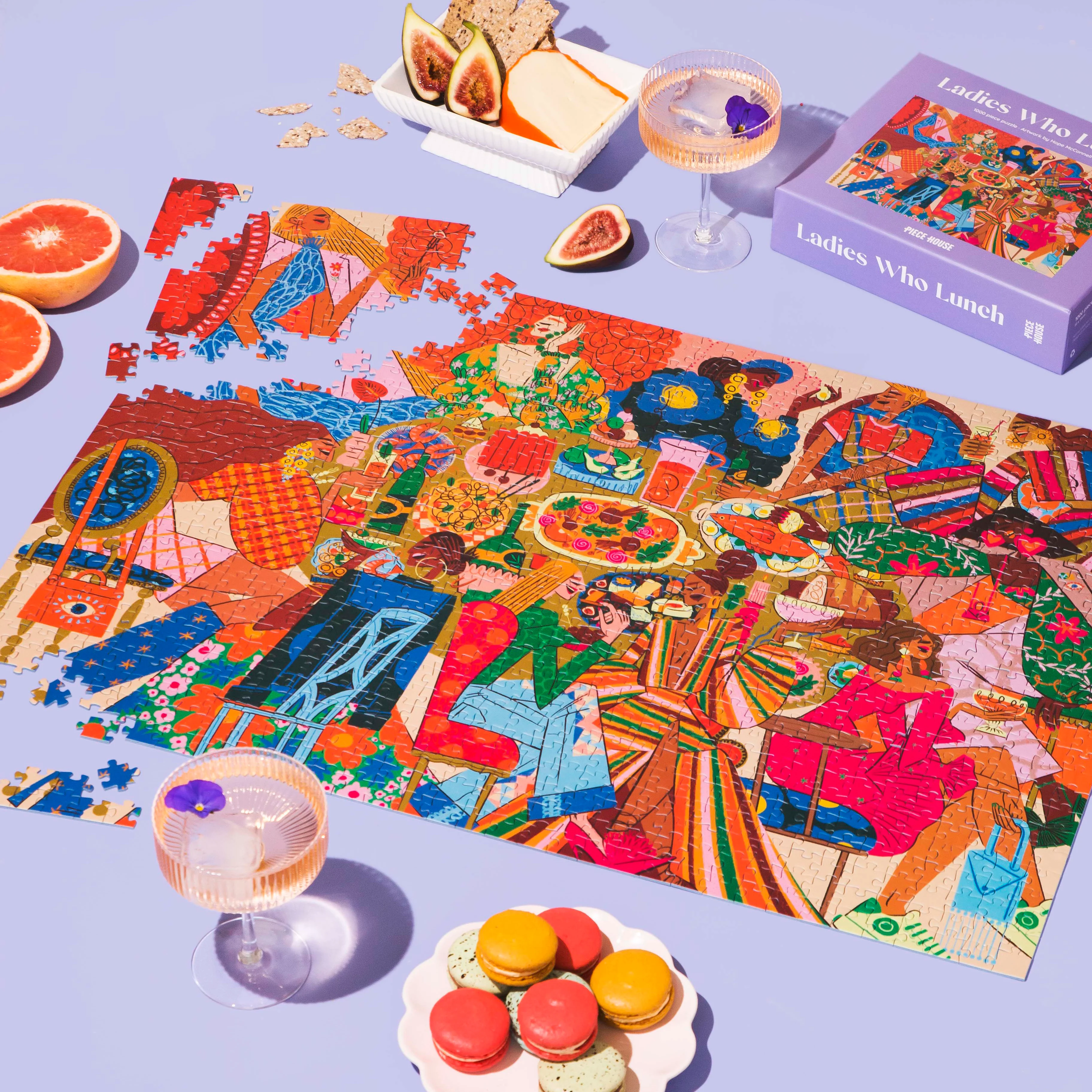 Ladies Who Lunch - 1000 Piece Puzzle - Image 3