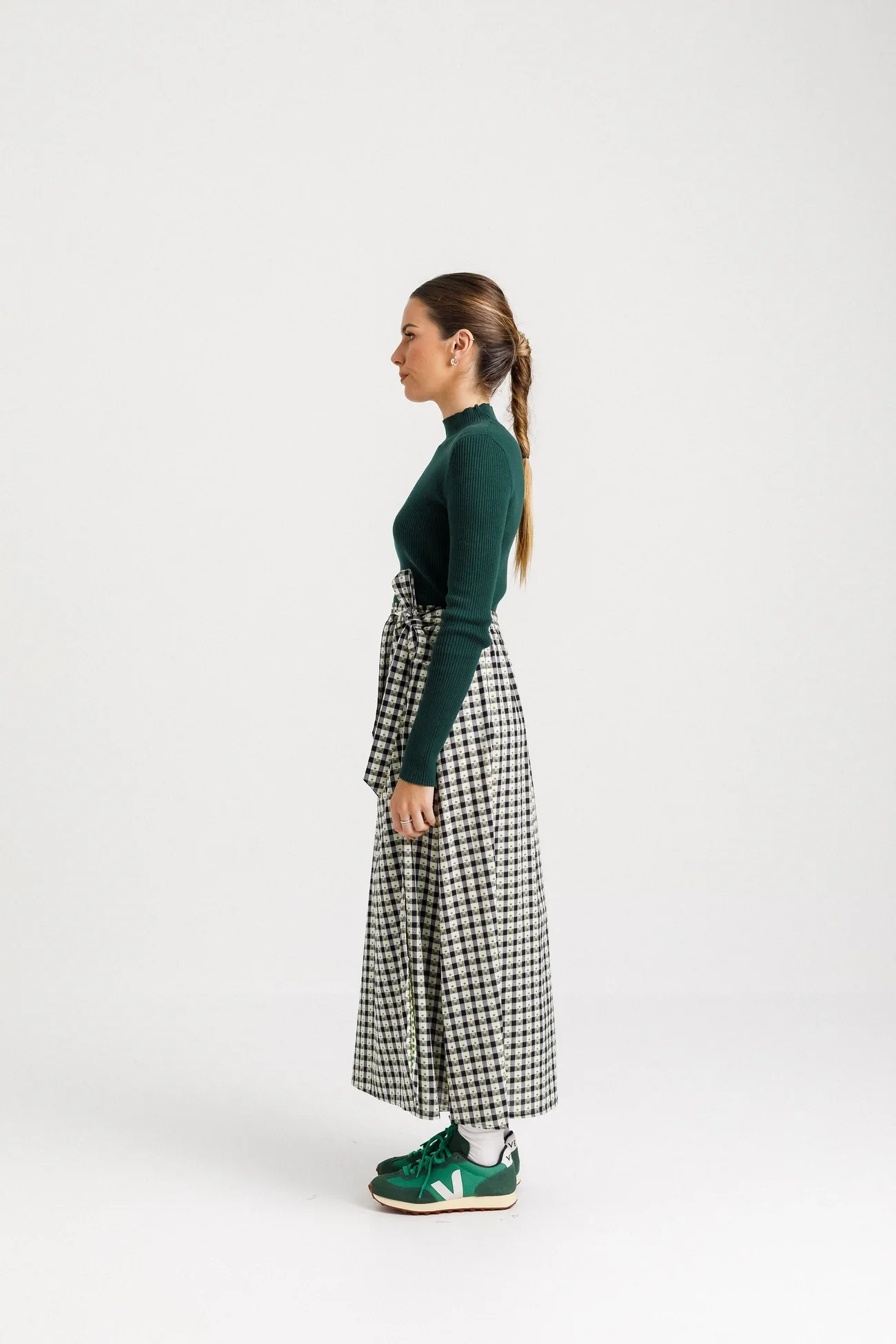 Liberty Skirt - Check Vines - Image 4