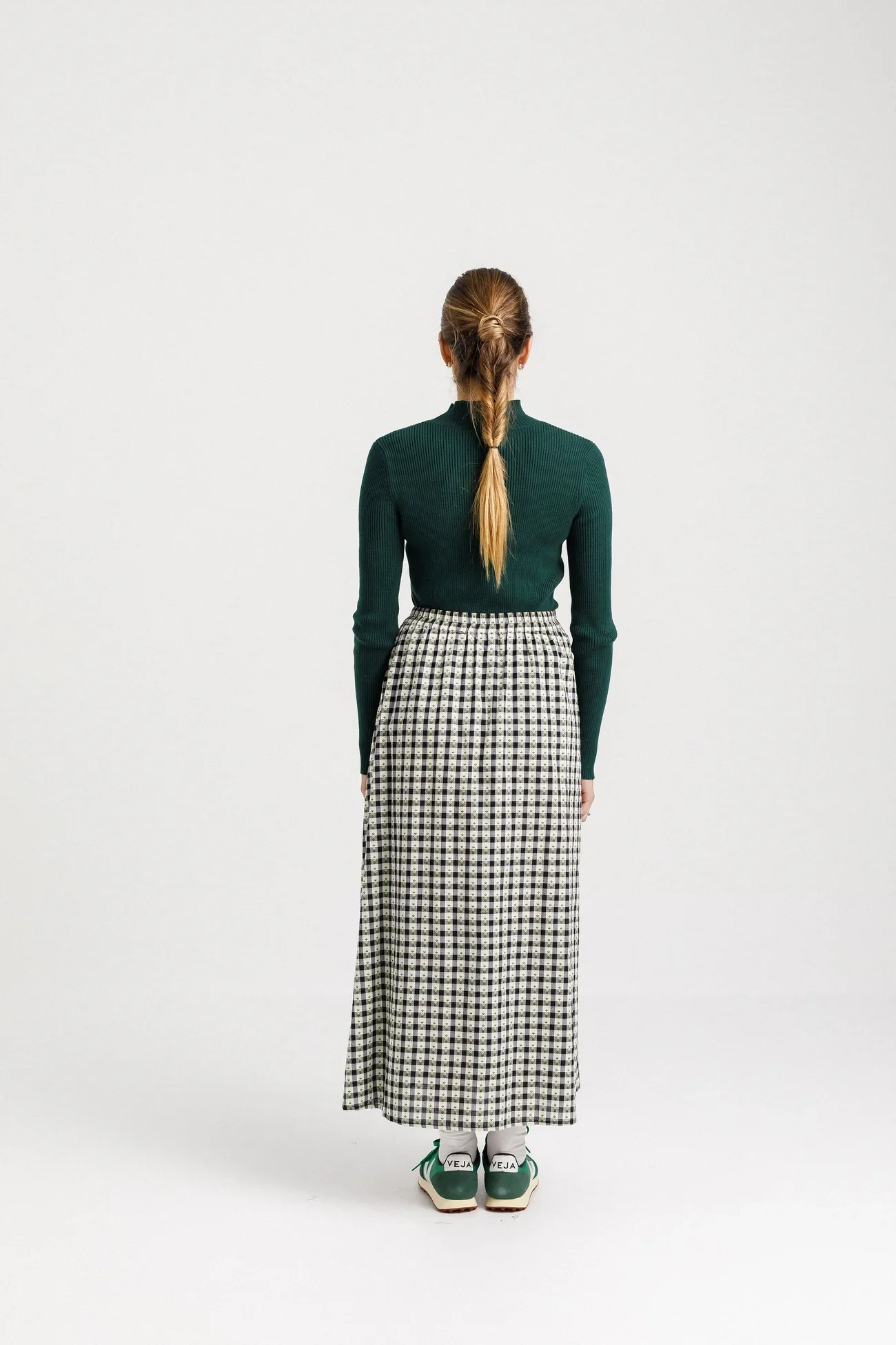 Liberty Skirt - Check Vines - Image 6