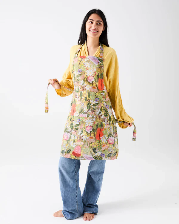 Linen Apron - Native Plantation - Image 2