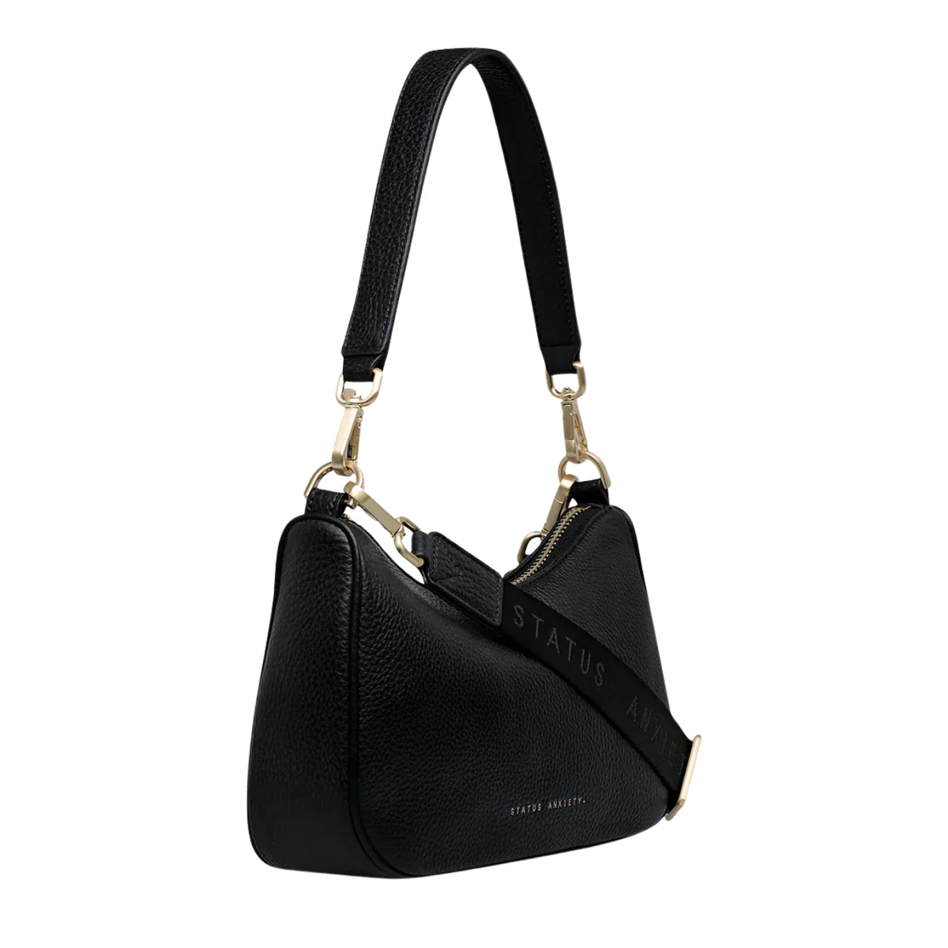 Look Both Ways Bag - Black/Brushed Gold - Image 10