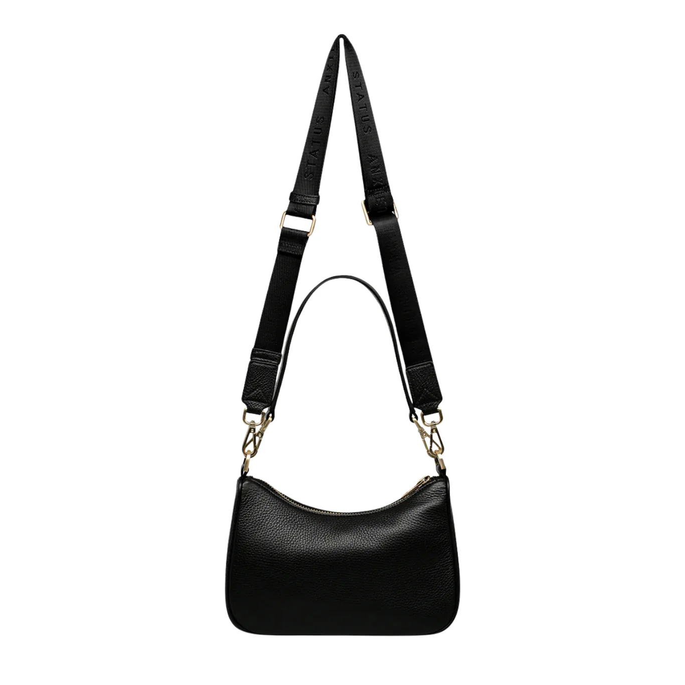 Look Both Ways Bag - Black/Brushed Gold - Image 7