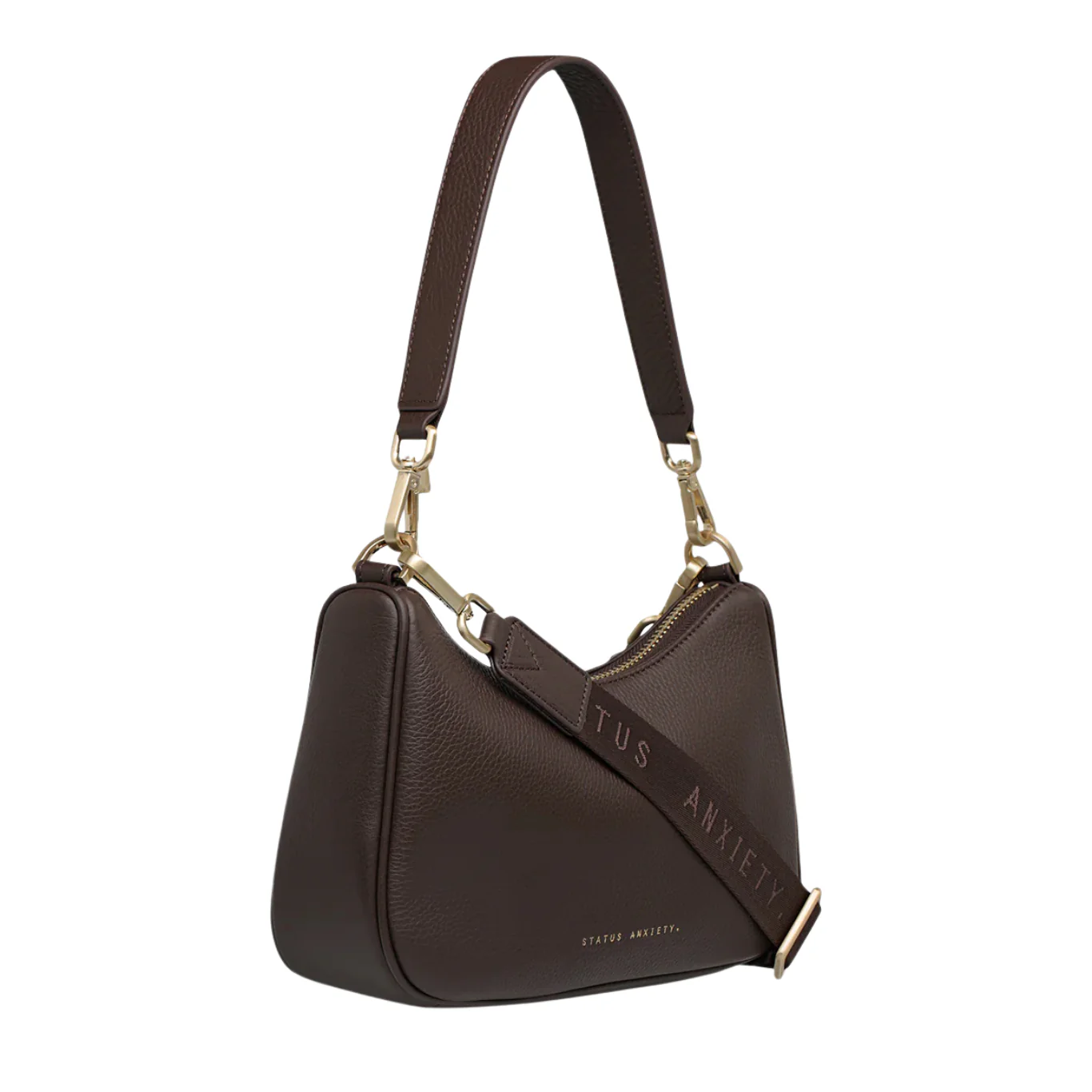 Look Both Ways Bag - Cocoa/Brushed Gold - Image 10
