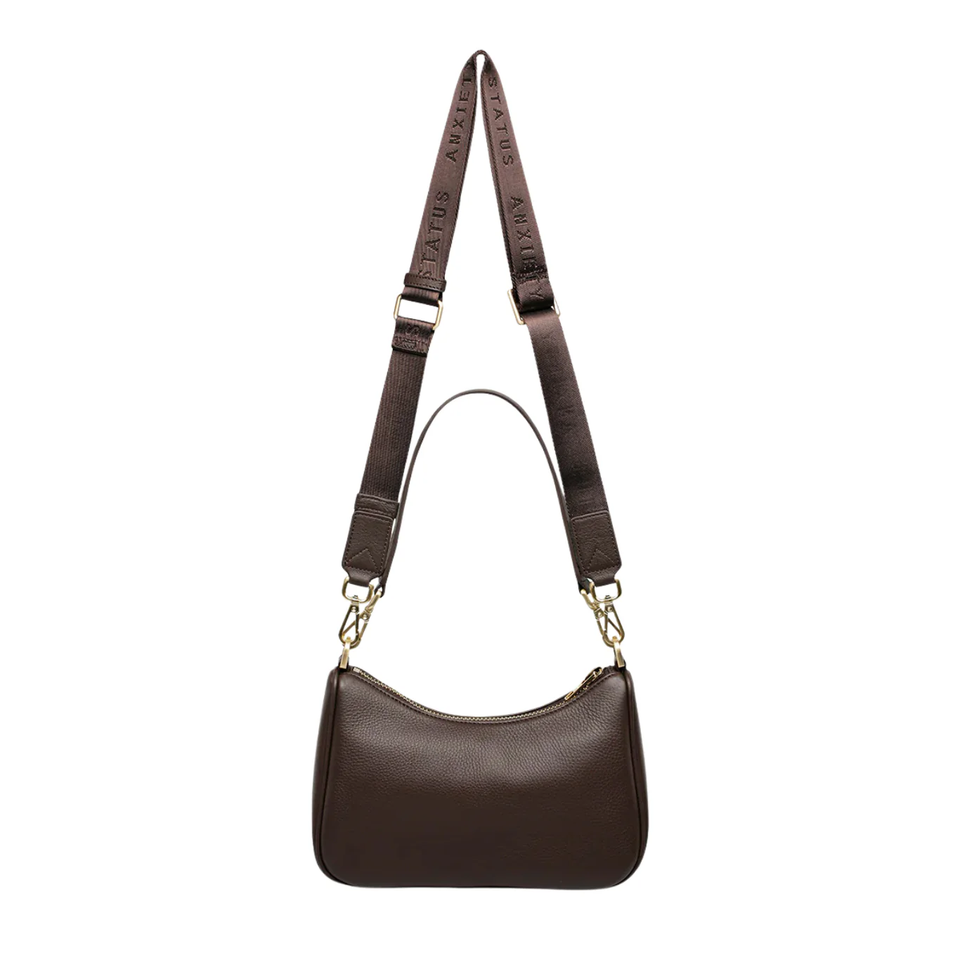 Look Both Ways Bag - Cocoa/Brushed Gold - Image 5