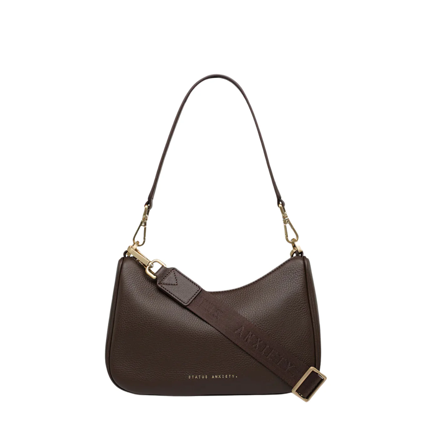 Look Both Ways Bag - Cocoa/Brushed Gold - Image 8