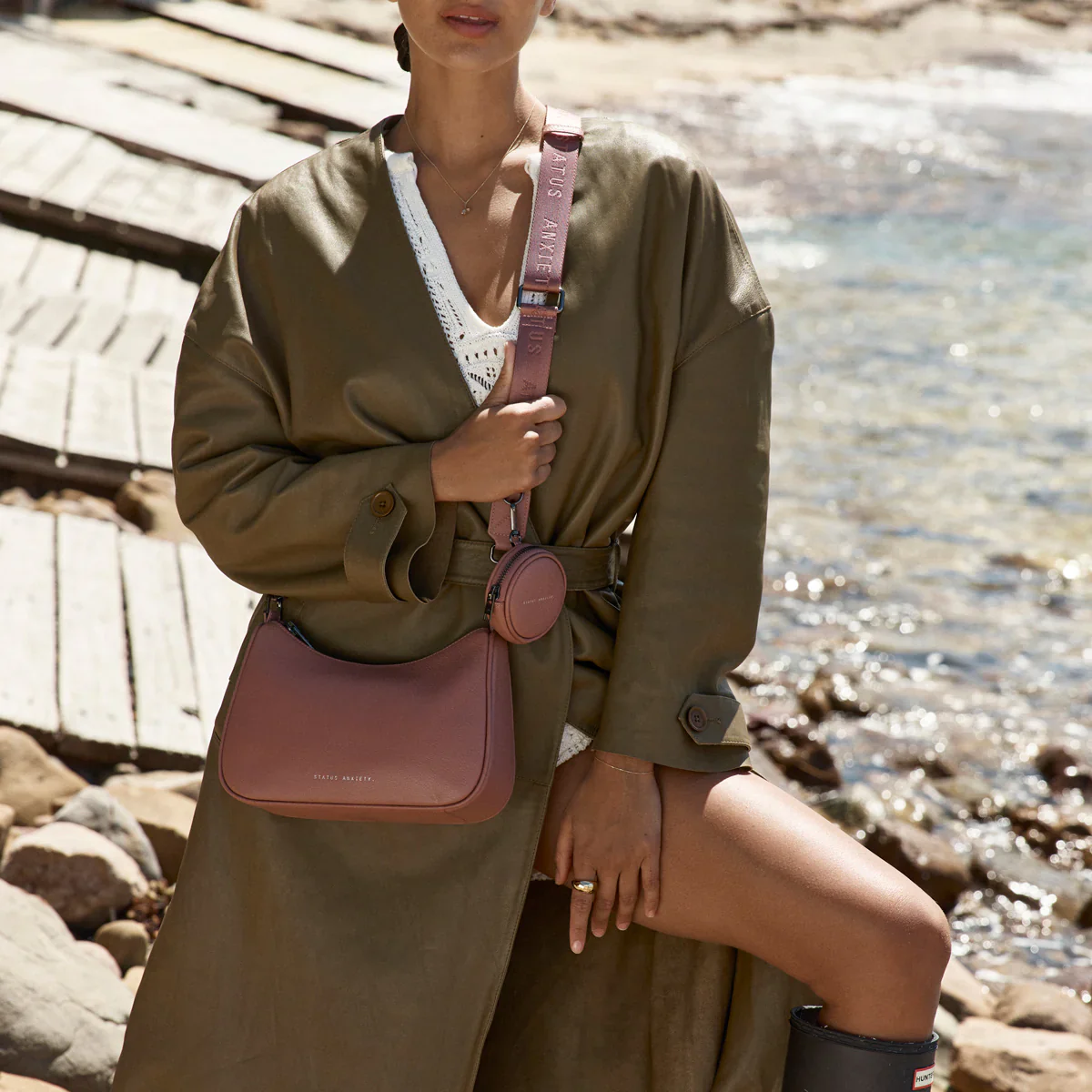 Look Both Ways Bag - Dusty Rose - Image 13