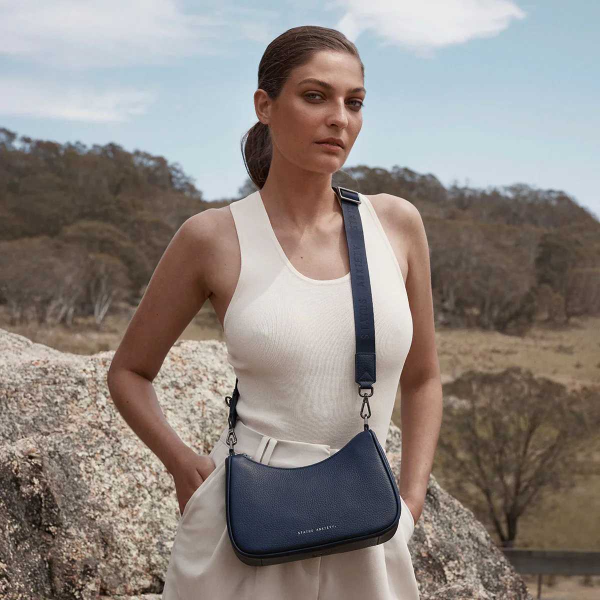 Look Both Ways Bag - Midnight Blue - Image 2