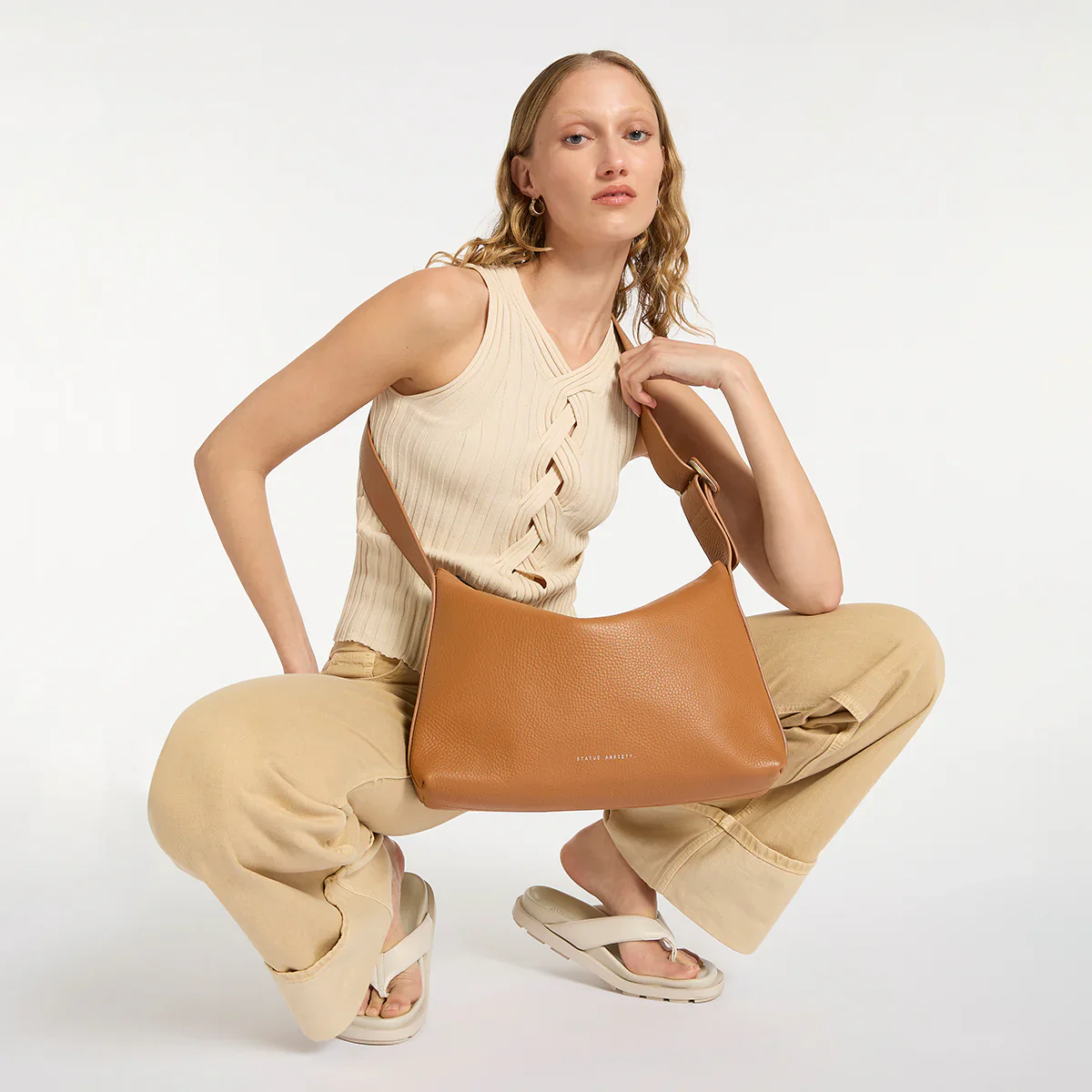 Losing Touch Bag - Tan - Image 10