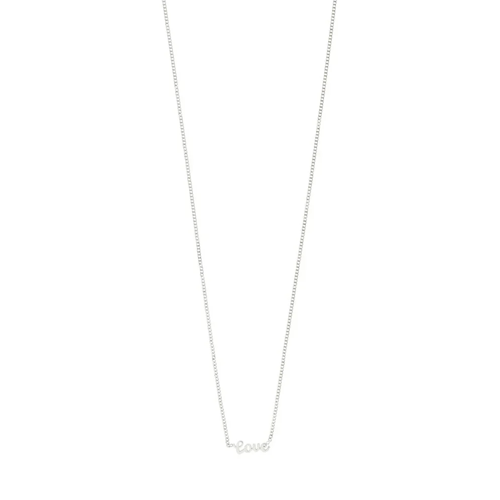 Love Necklace - Silver Plated