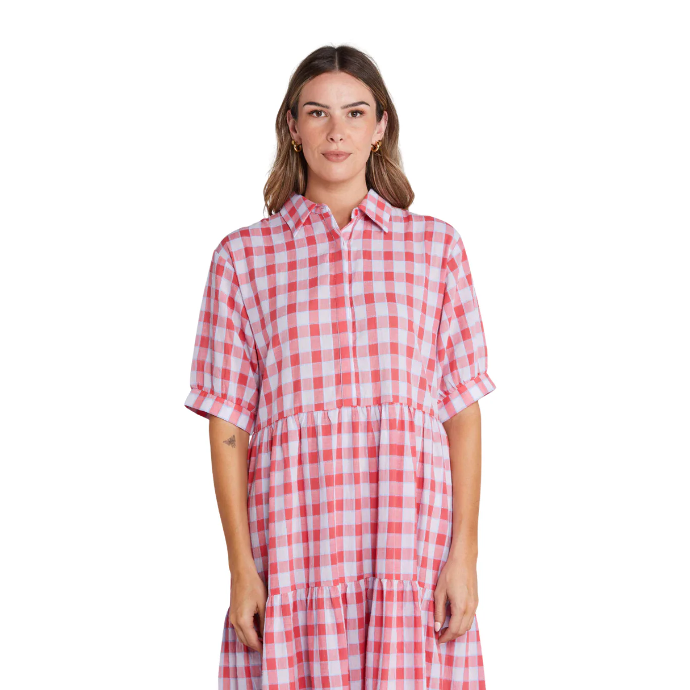 Luna Dress - Check Mate