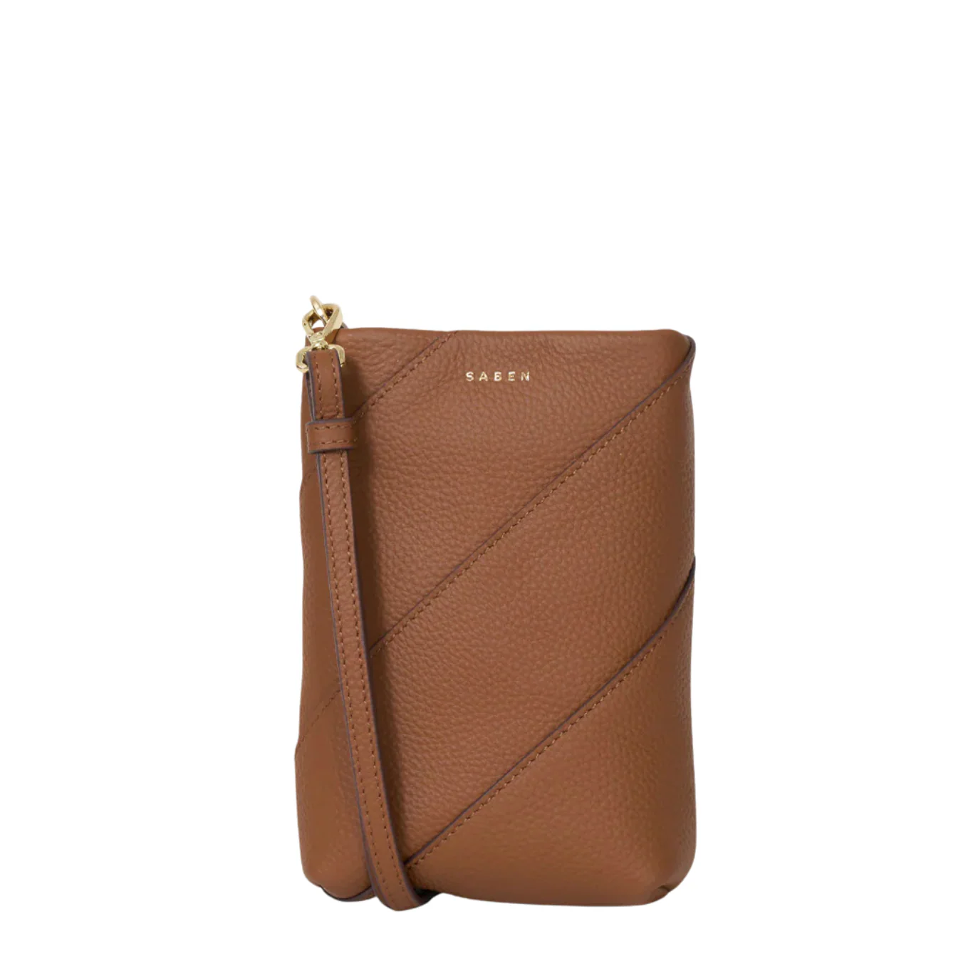Maggie Crossbody - Tan Bias