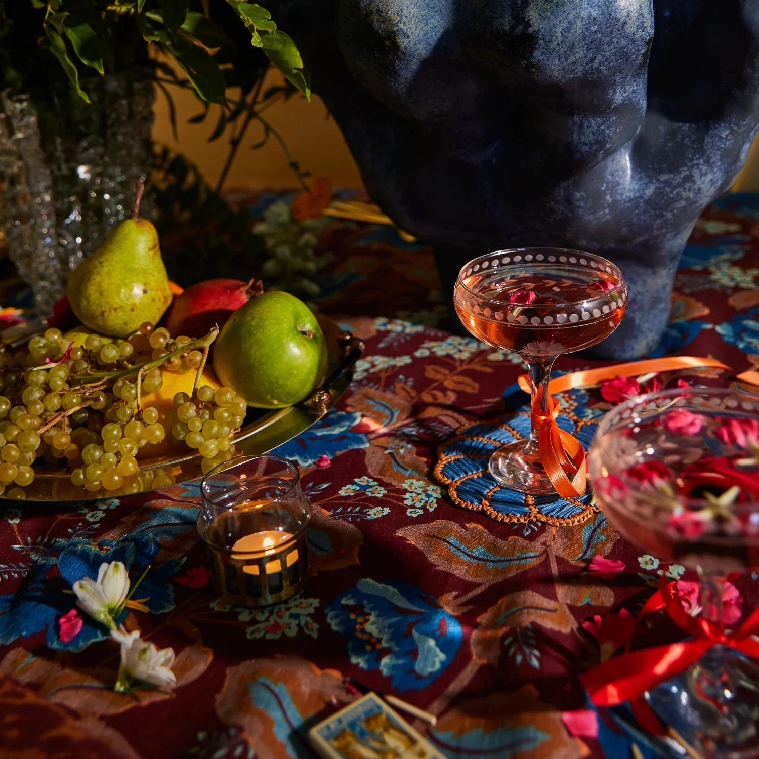 Margot Table Cloth - Mahogany - Image 5
