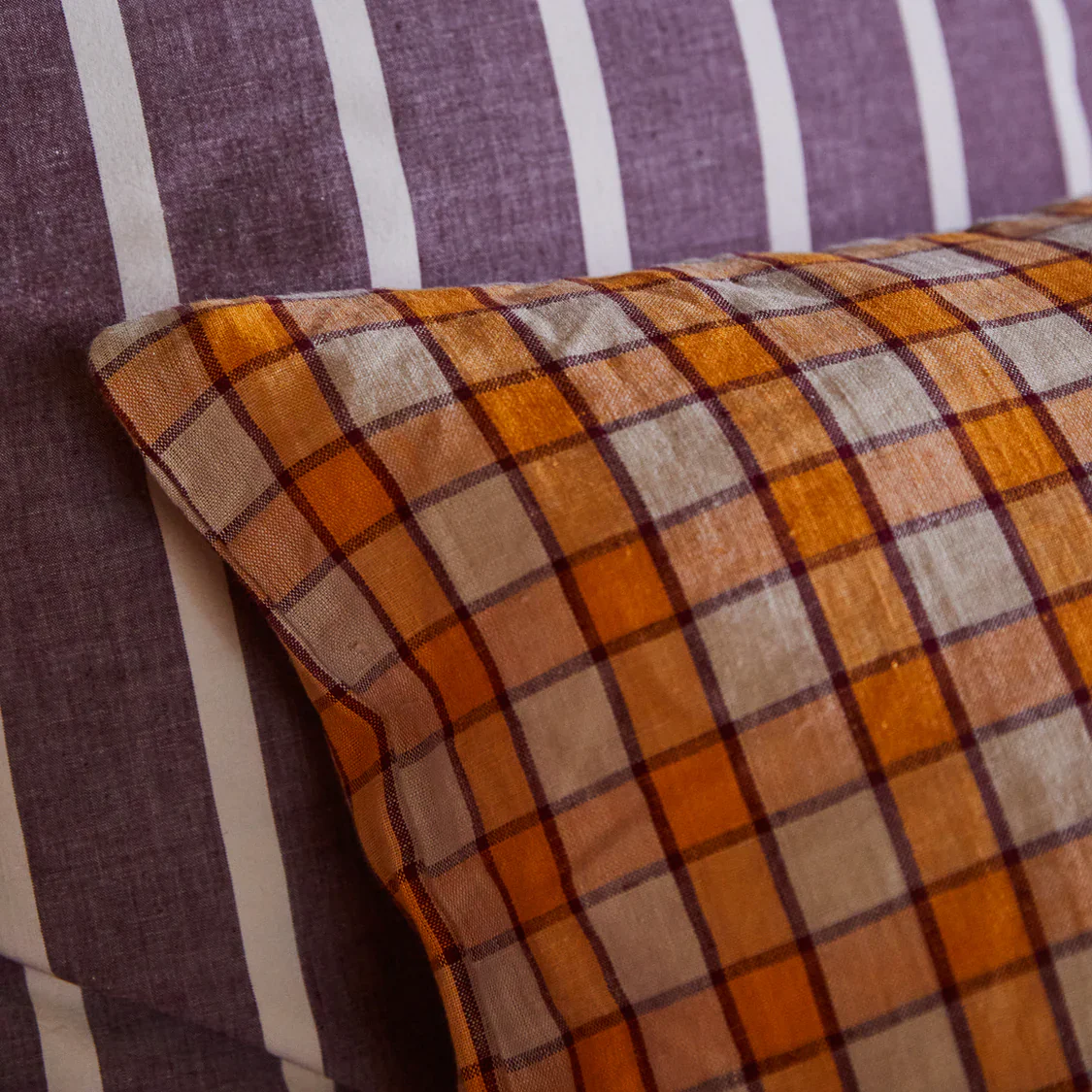 Marquis Linen Pillowcase Set - Kent Standard - Image 3