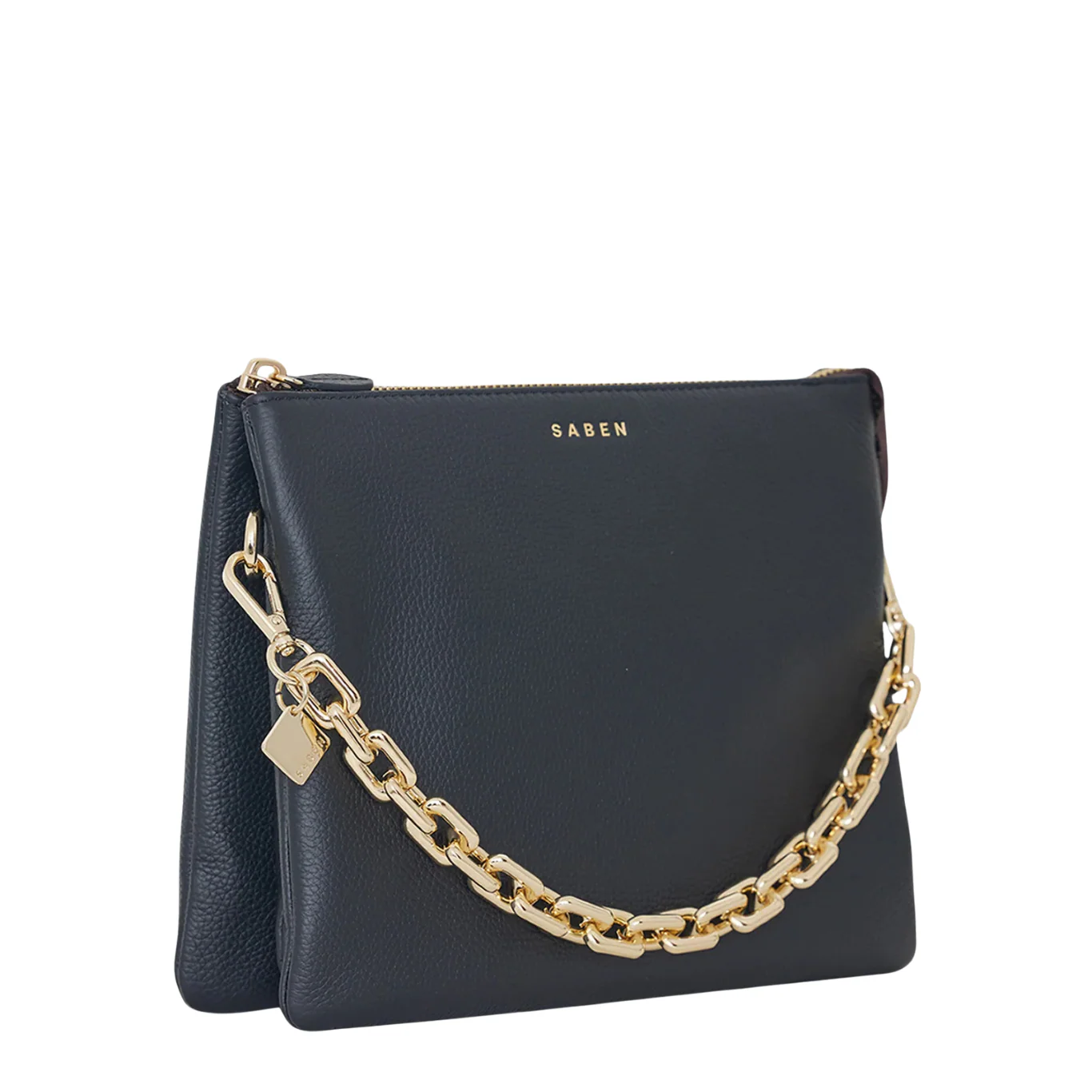 Matilda Crossbody - Black + Chunky Chain - Image 6