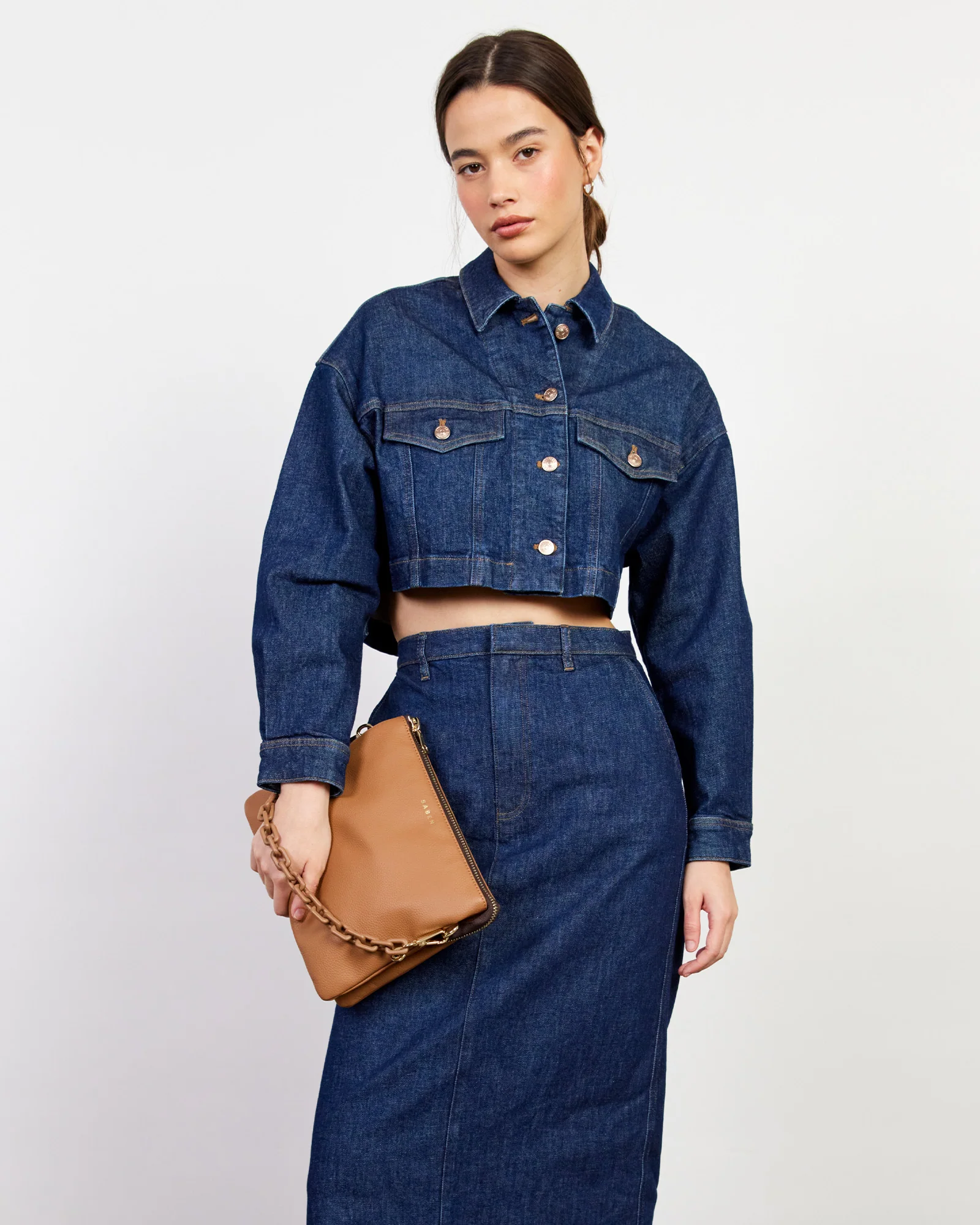 Matilda Crossbody - Toffee + Tonal Chain - Image 5