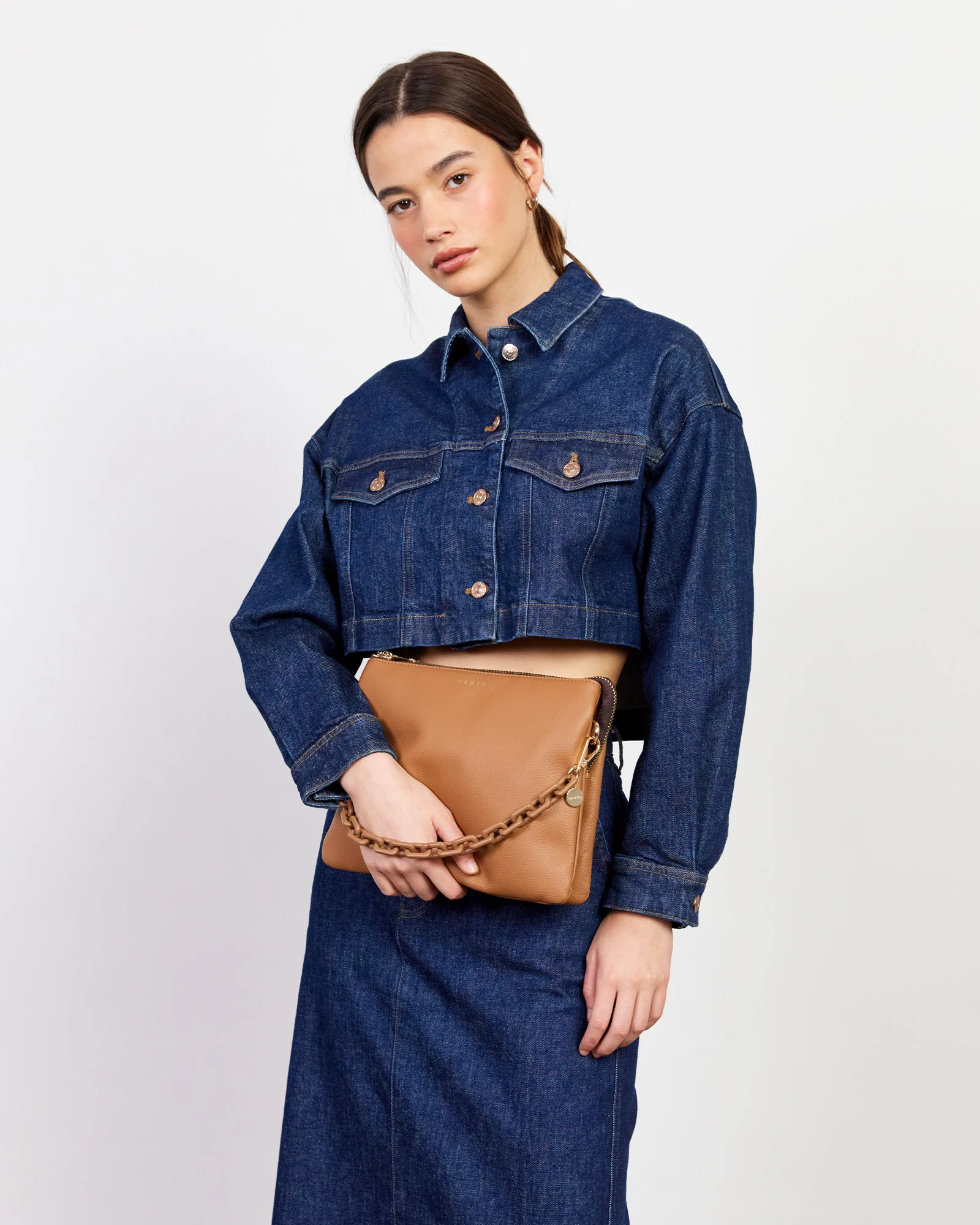 Matilda Crossbody - Toffee + Tonal Chain - Image 6