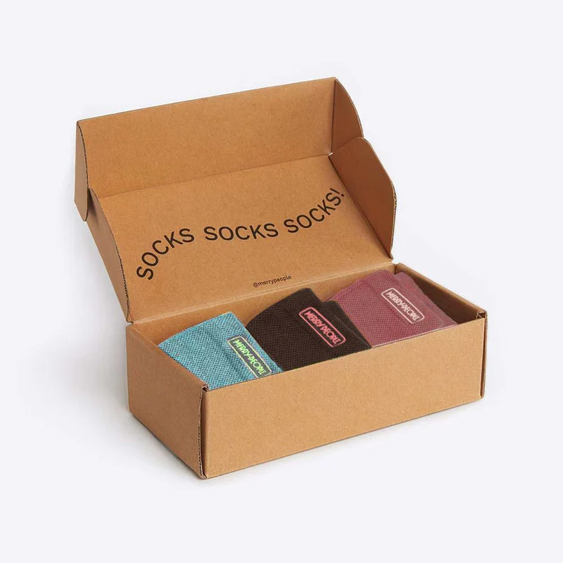 Merry Socks Gift Pack - Set of Three - Image 2