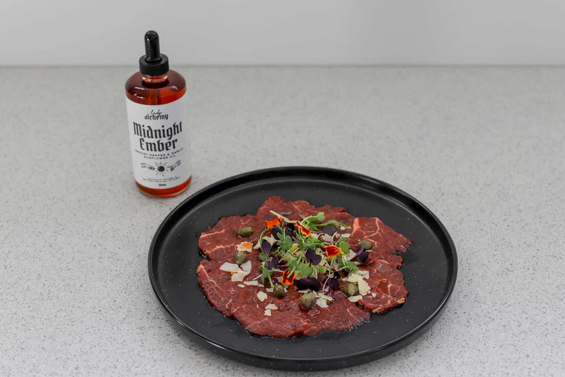 Midnight Ember - Smokey Pepper & Garlic Finishing Oil - Image 4