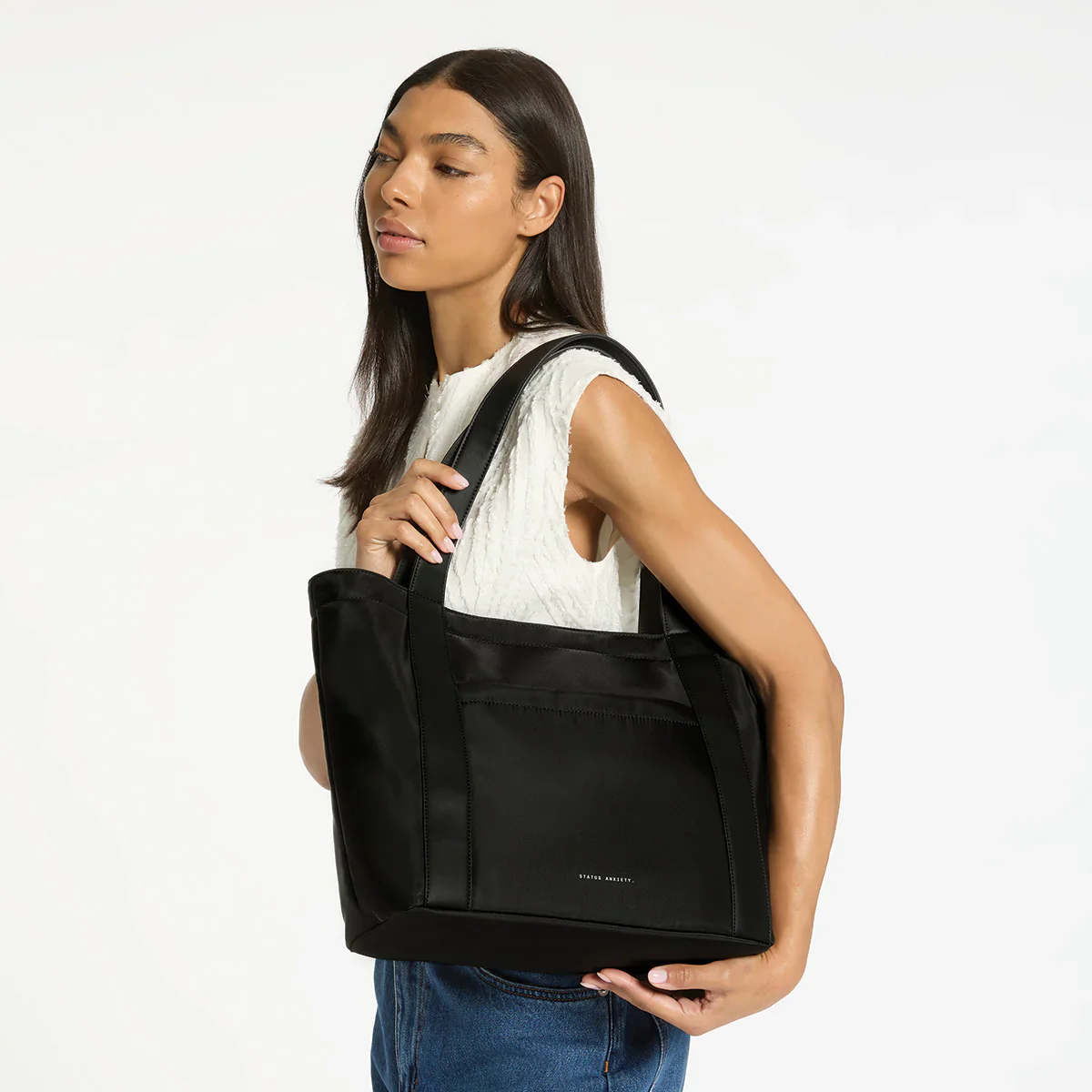 Mikah Recycled Bag - Black - Image 2