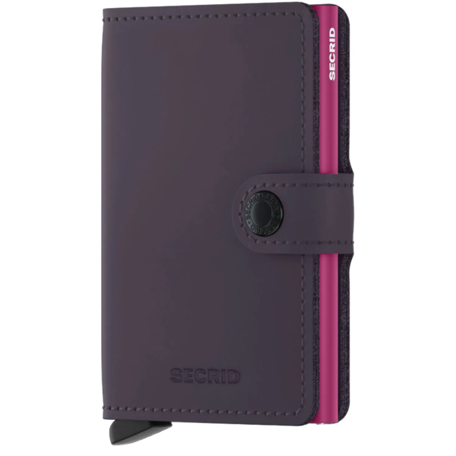Miniwallet - Matte Dark Purple-Fuchsia