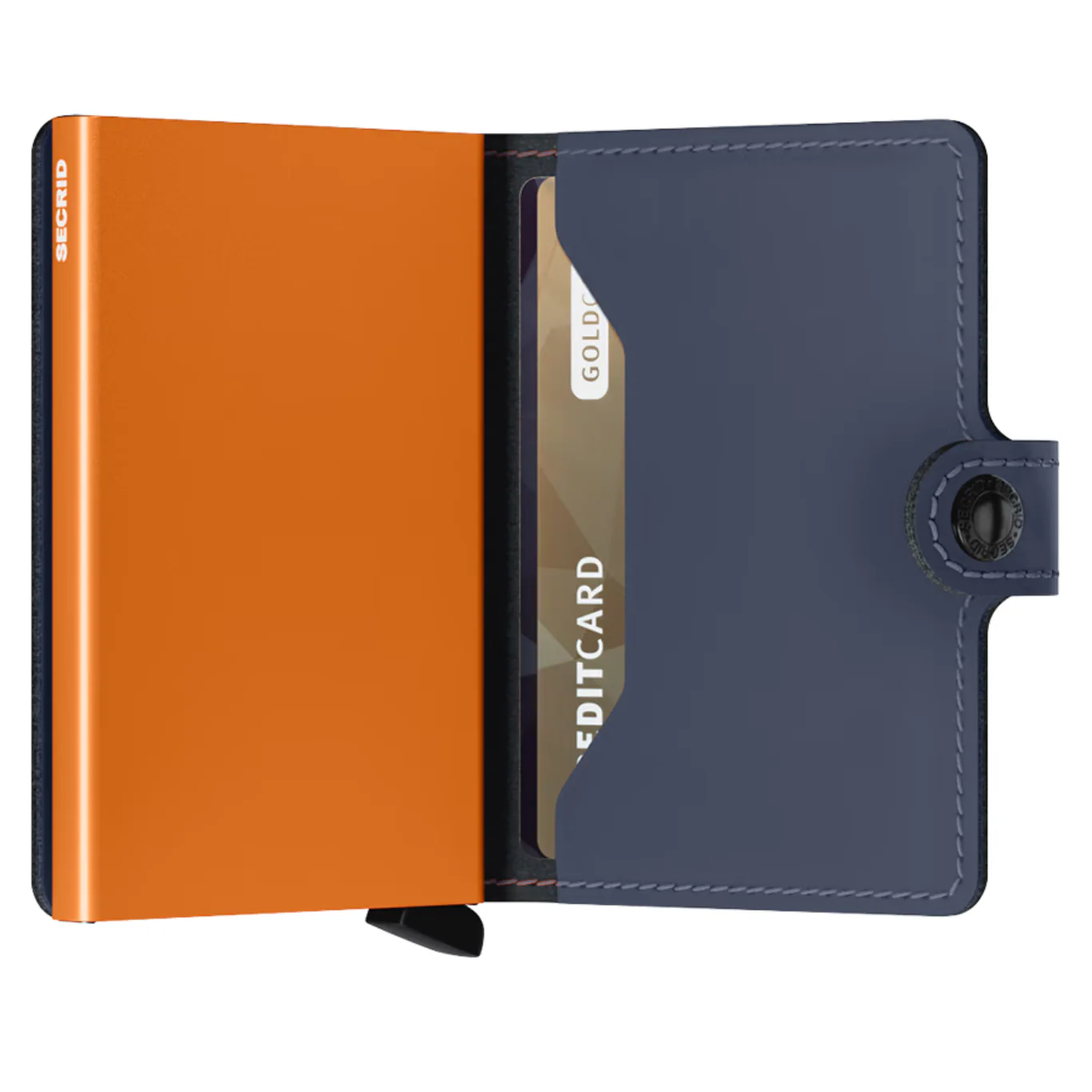 Miniwallet - Matte Night Blue & Orange - Image 3