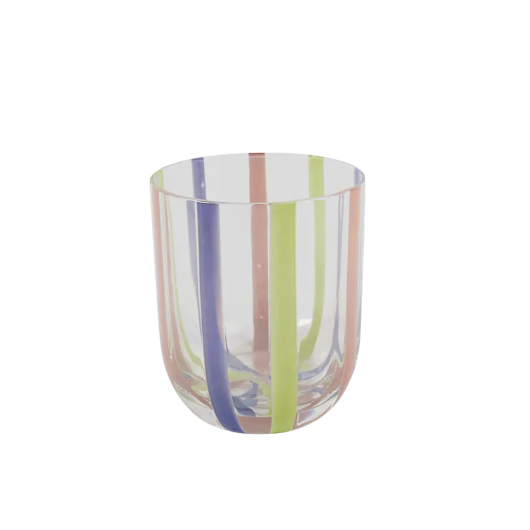Tumbler Glass - Neptune Stripe