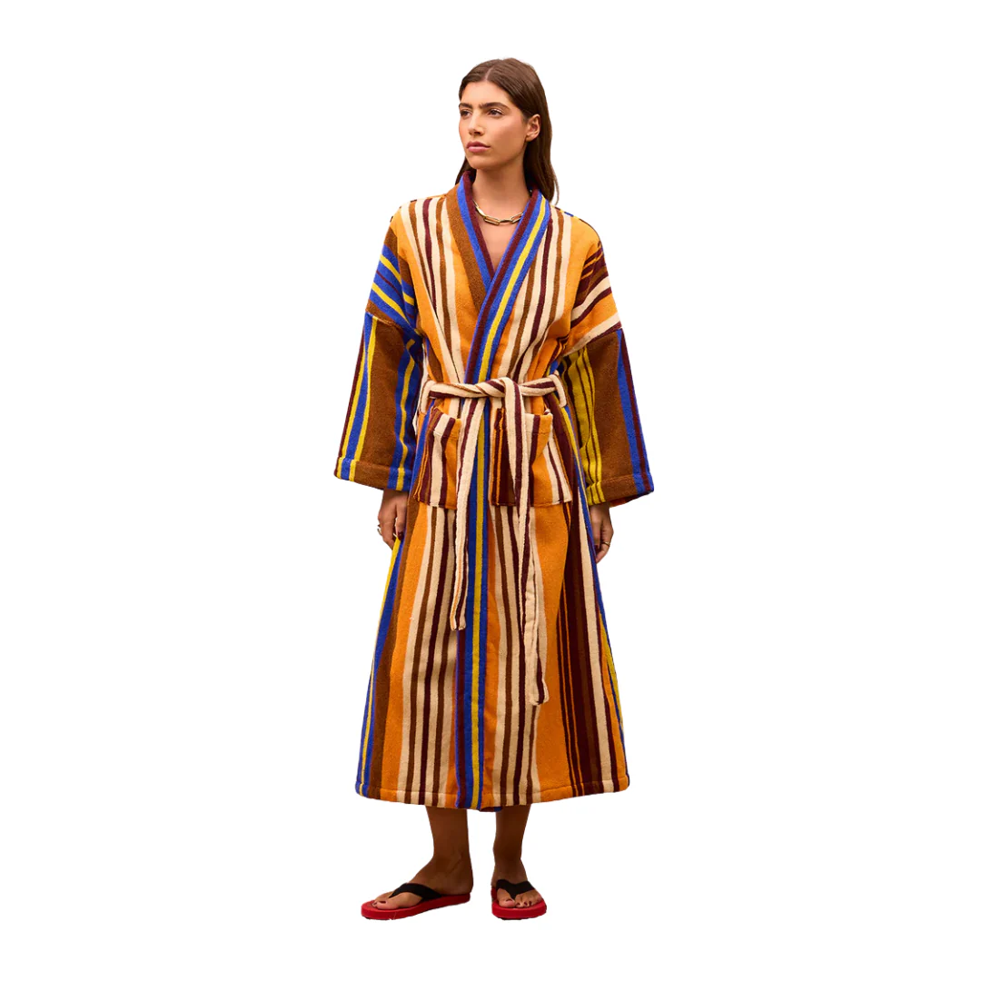 Nicolette Towelling Robe - Russet