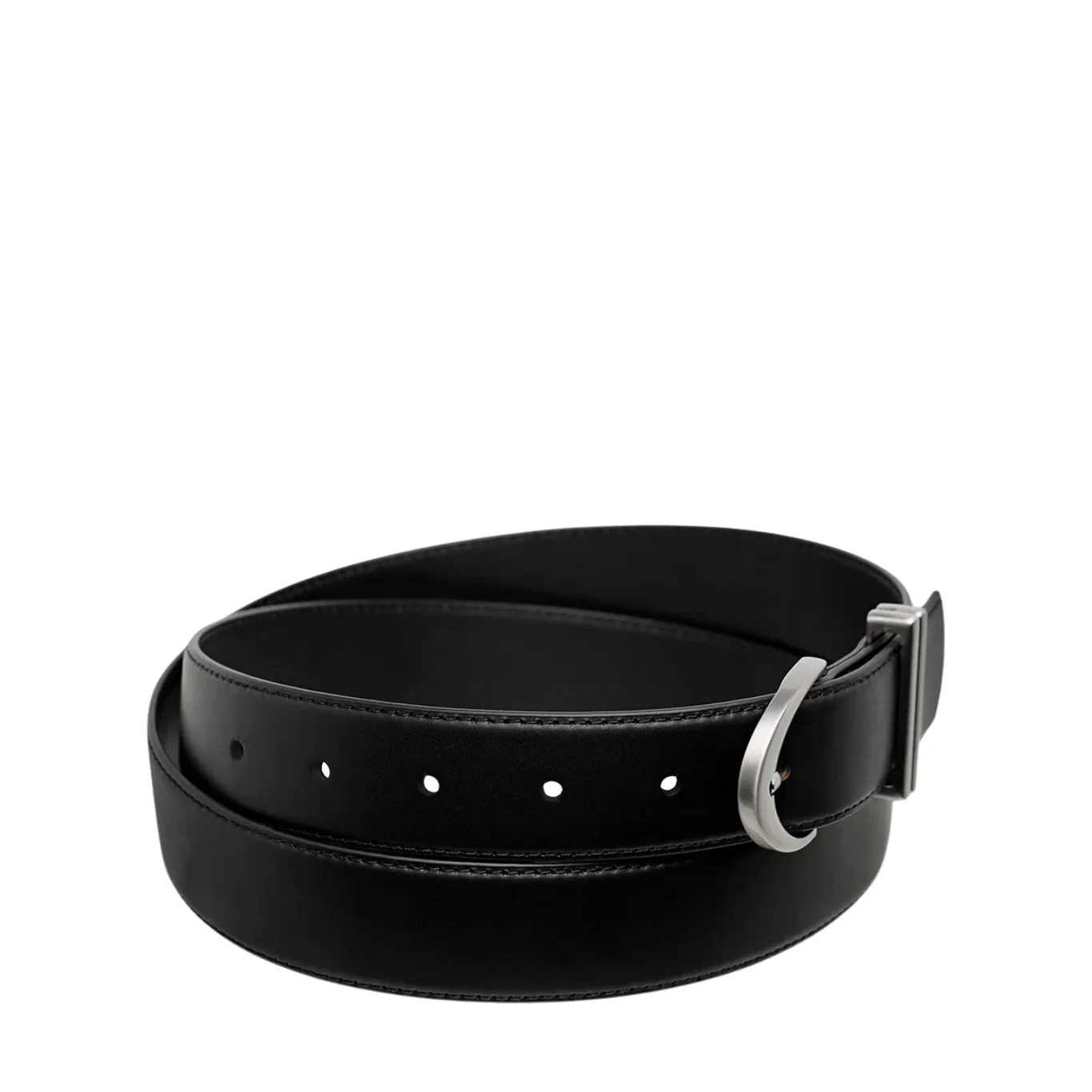 Under Your Spell Belt - Black Nappa/Silver - Image 4