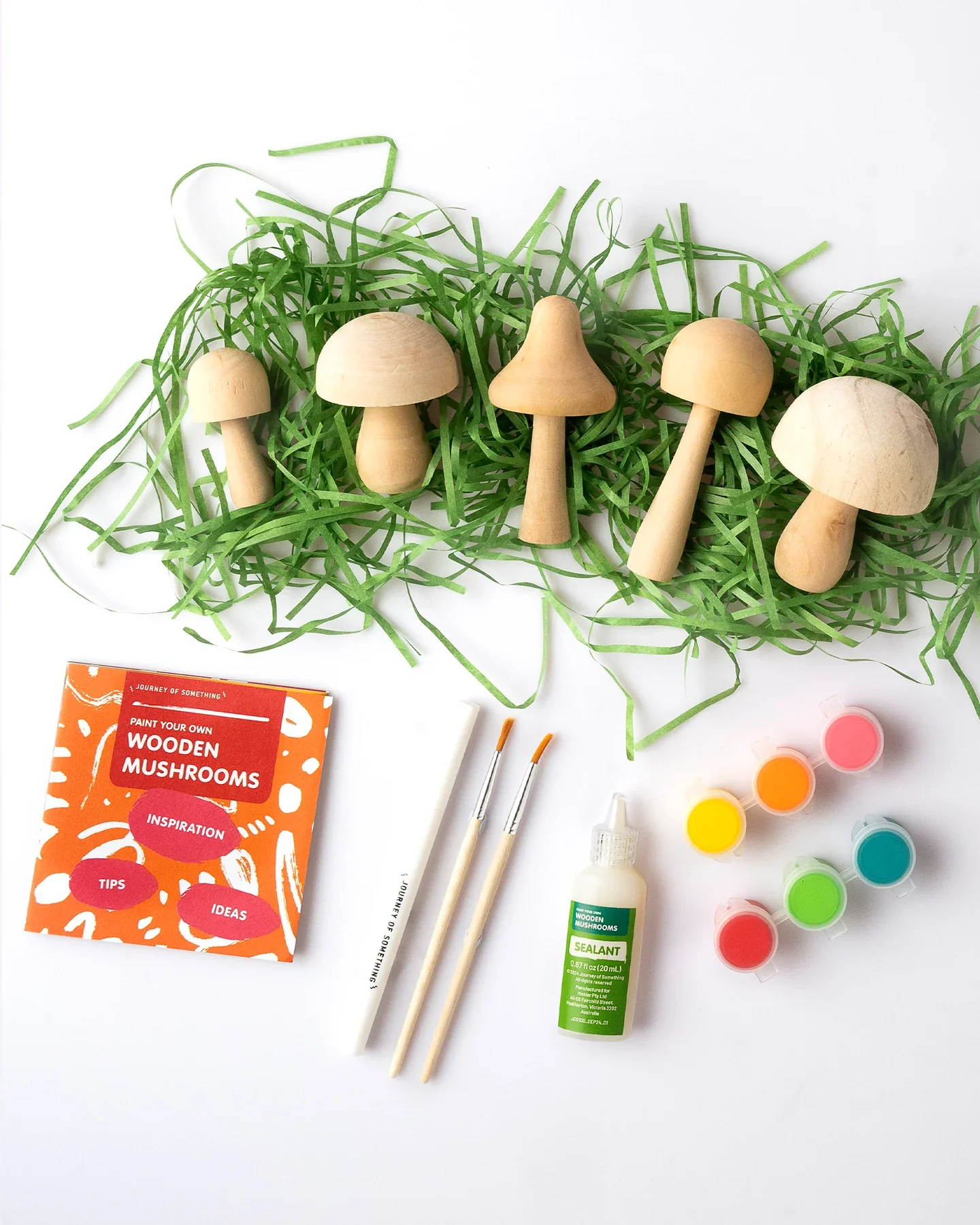Paint Your Own Wooden Mushrooms - Image 4