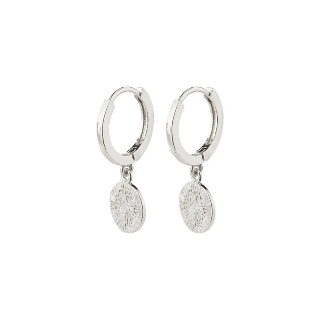 Nomad Hoop Earrings - Silver Plated