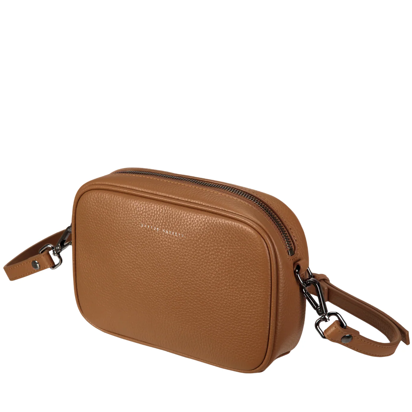 Plunder Bag with Dual Straps - Camel - Image 4