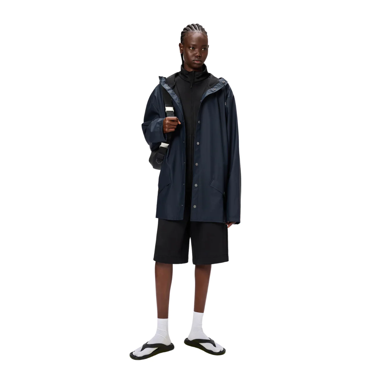 Rains Jacket - Navy - Image 2
