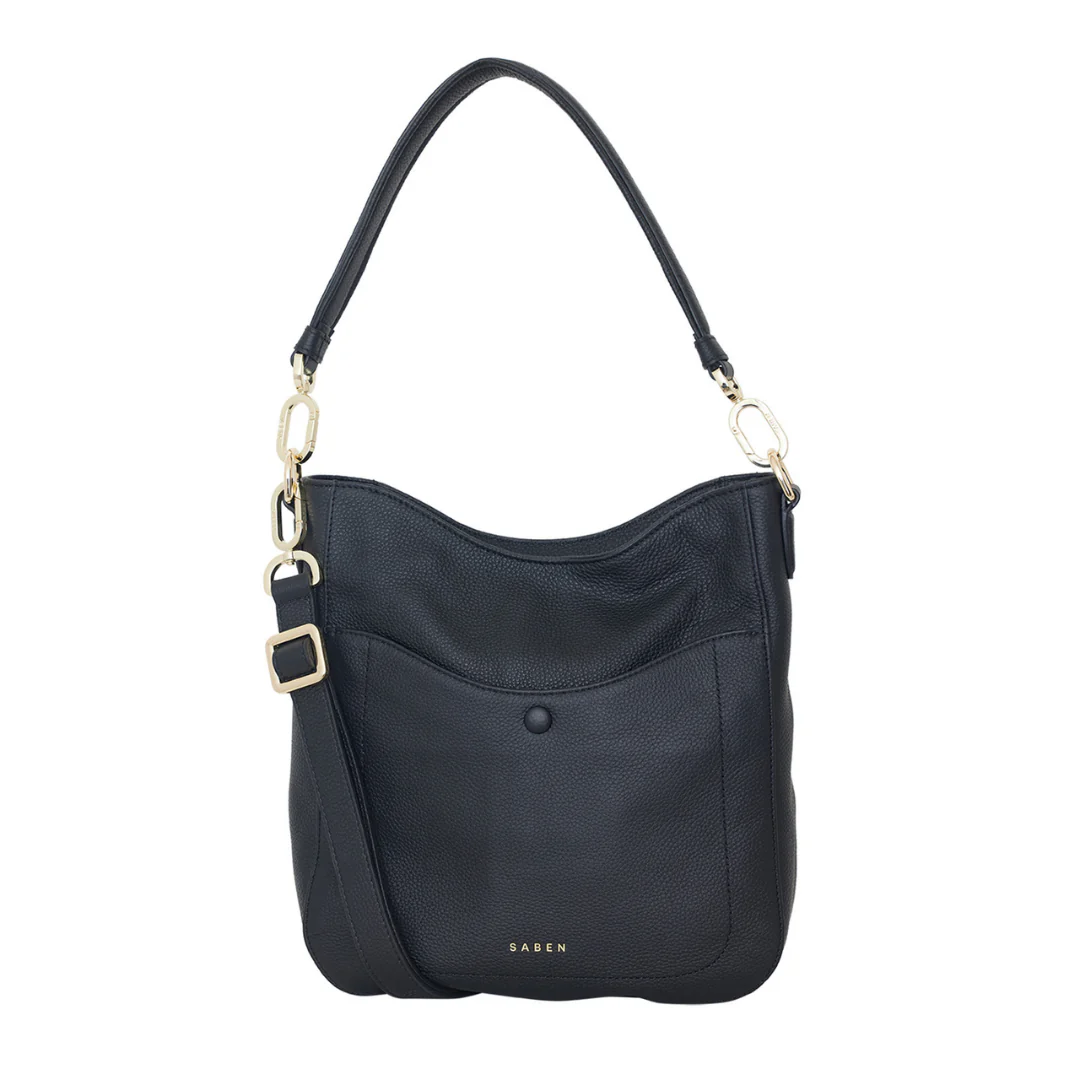 Rebe Shoulder Bag - Black Luxe