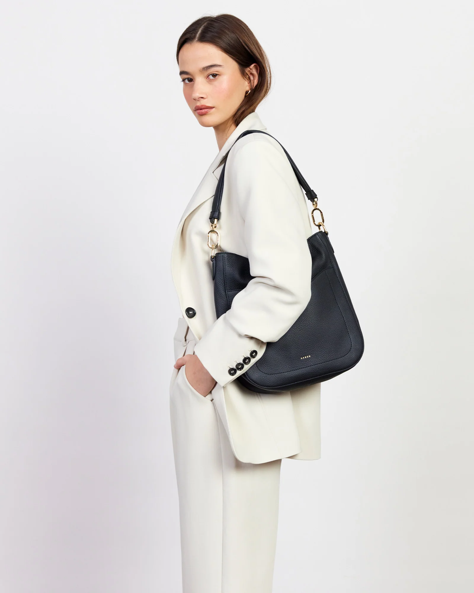 Rebe Shoulder Bag - Black Luxe - Image 2