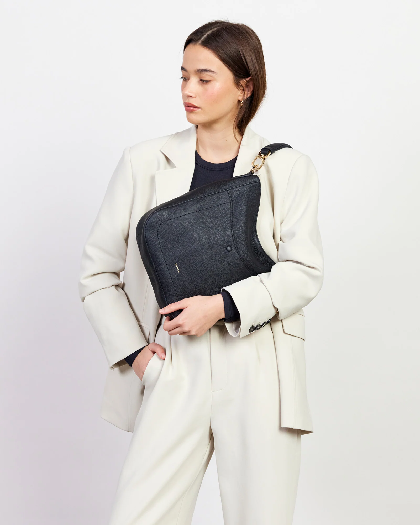 Rebe Shoulder Bag - Black Luxe - Image 4