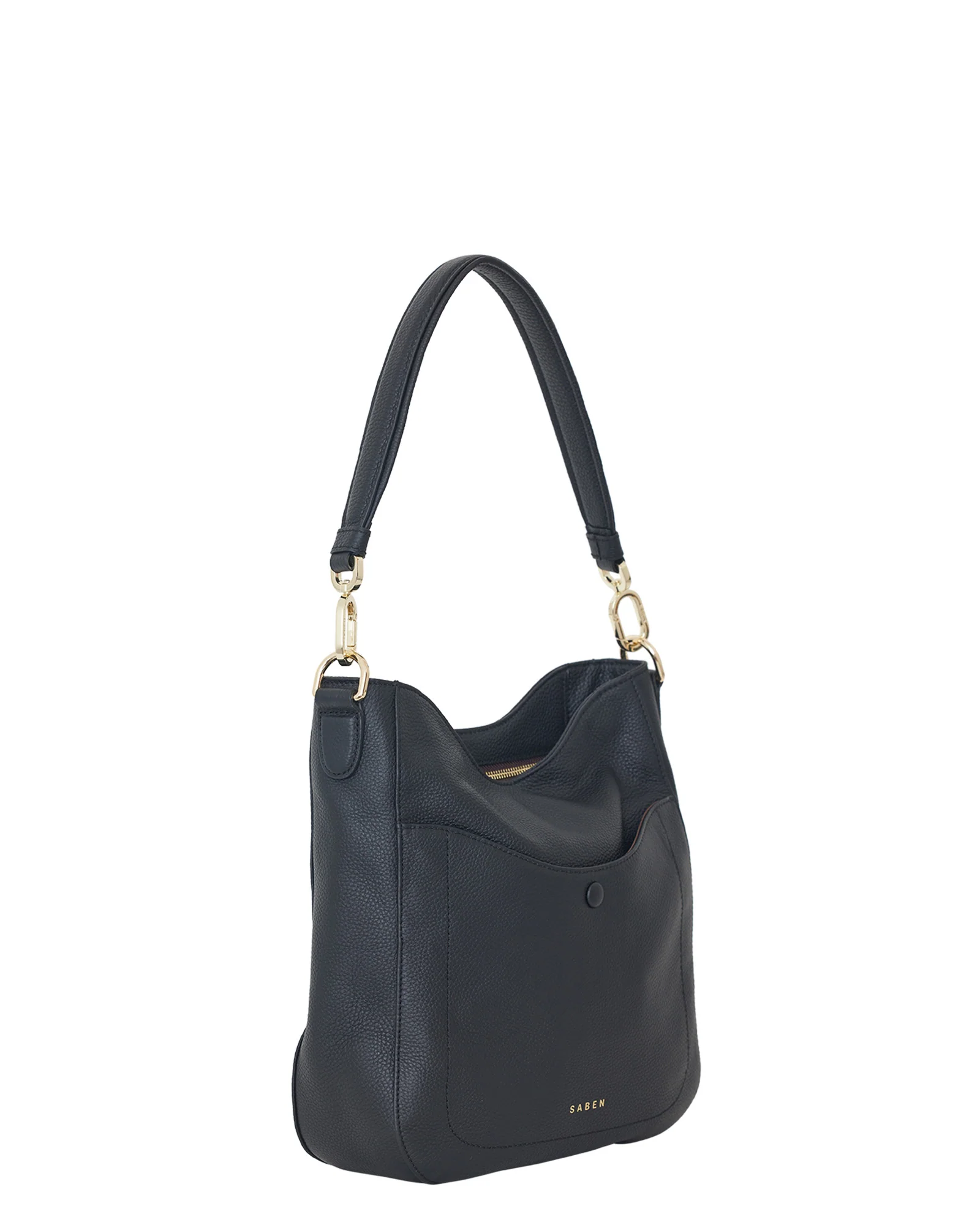 Rebe Shoulder Bag - Black Luxe - Image 6