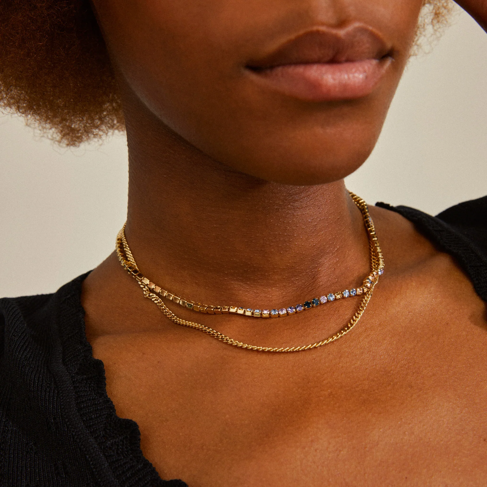 Reign Necklace - 2 in 1 Set - Gold Plated - Image 2