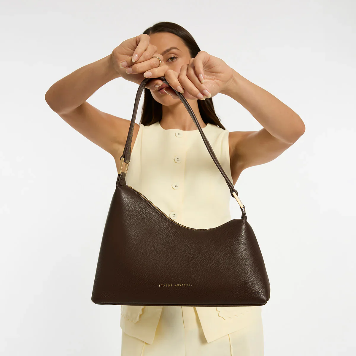 Reverie Bag - Cocoa / Brushed Gold - Image 2
