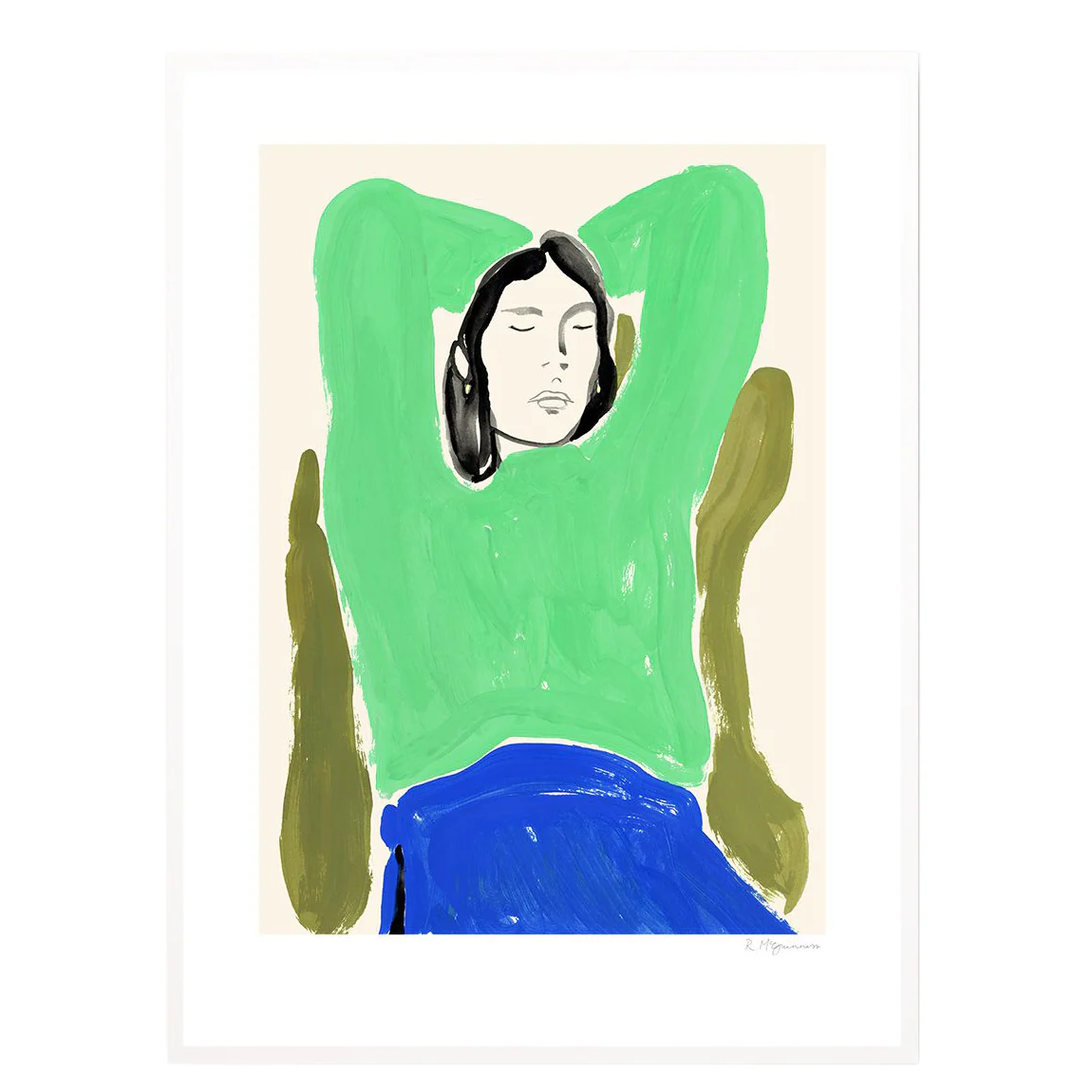 Rosie McGuinness - Sitting in Green and Blue