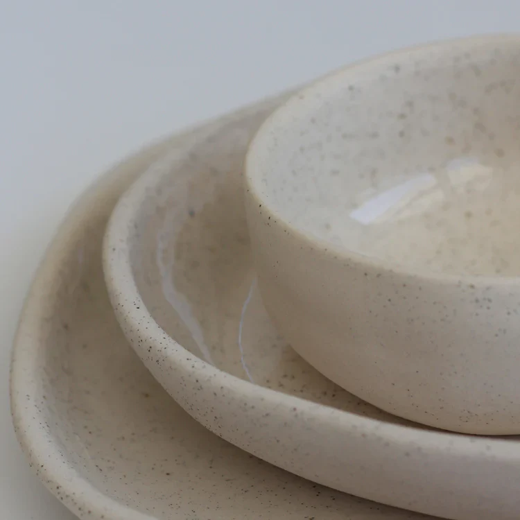 Round Bowl - Oatmeal - Image 3