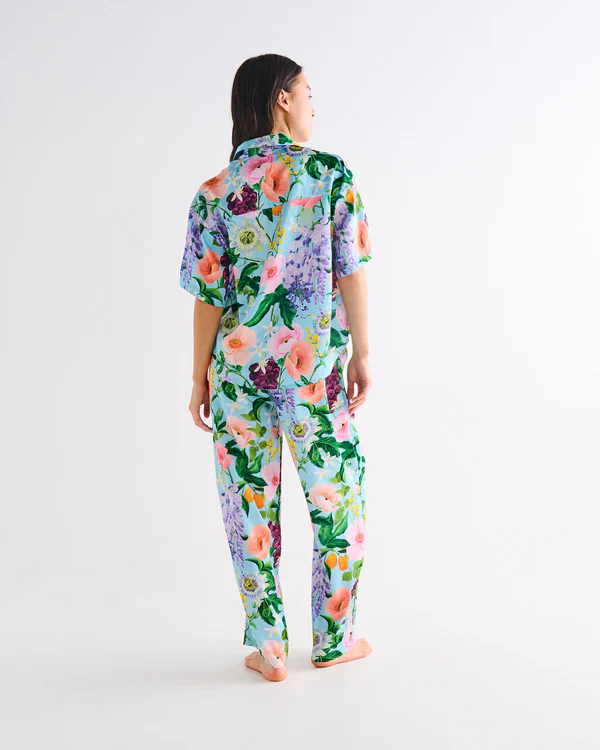 Satin Pyjama Set - Spring In The Air - Image 4