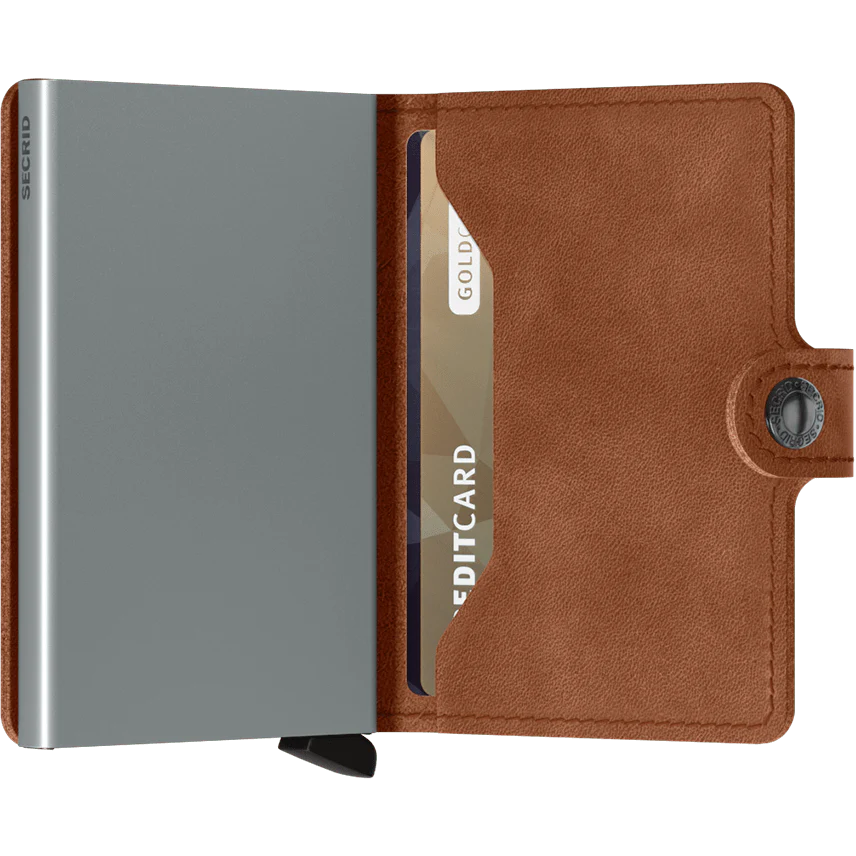 Miniwallet - Vintage Cognac Silver - Image 3
