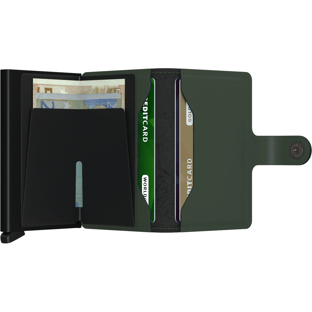 Miniwallet - Matte Green-Black - Image 3