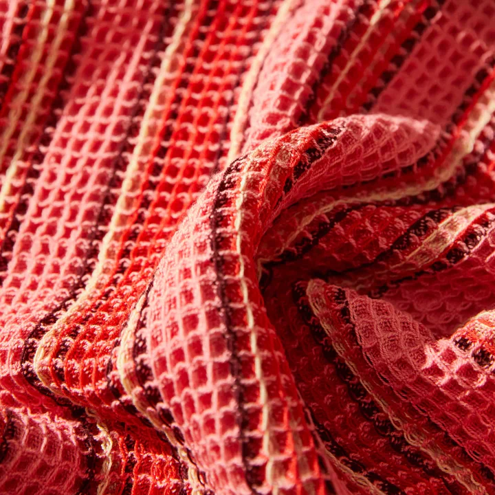 Selene Stripe Tea Towel - Hibiscus - Image 3
