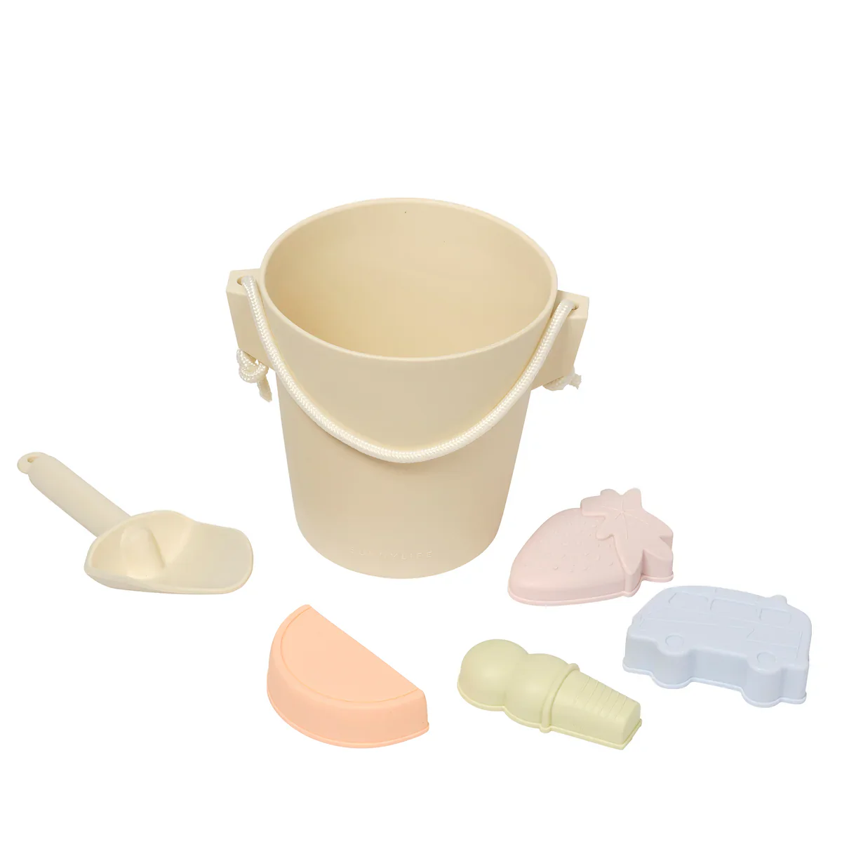Silicone Bucket and Spade Set - Apple Sorbet - Image 3