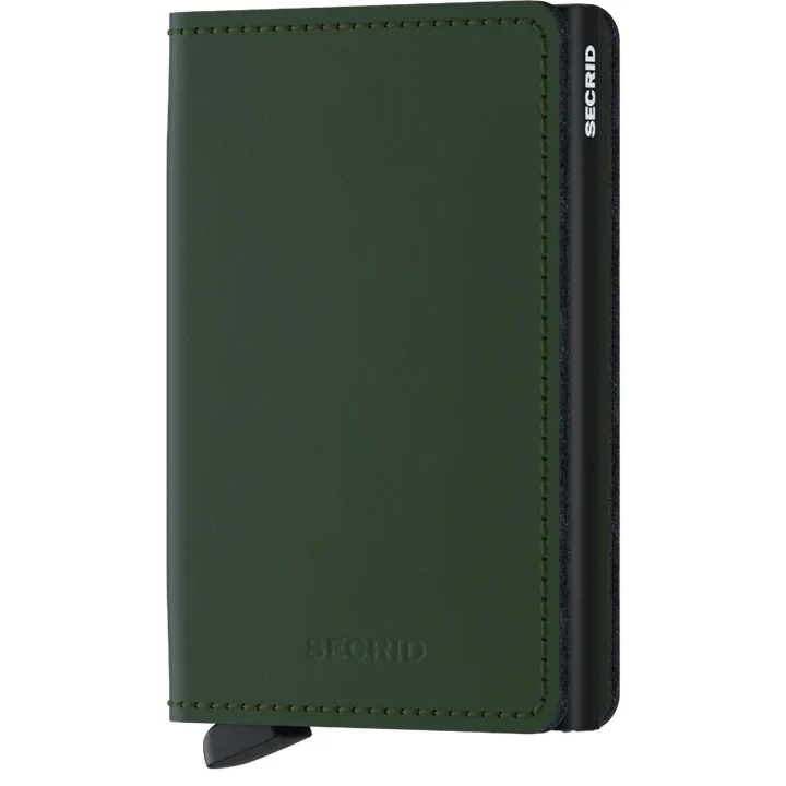 Slimwallet - Matte Green-Black