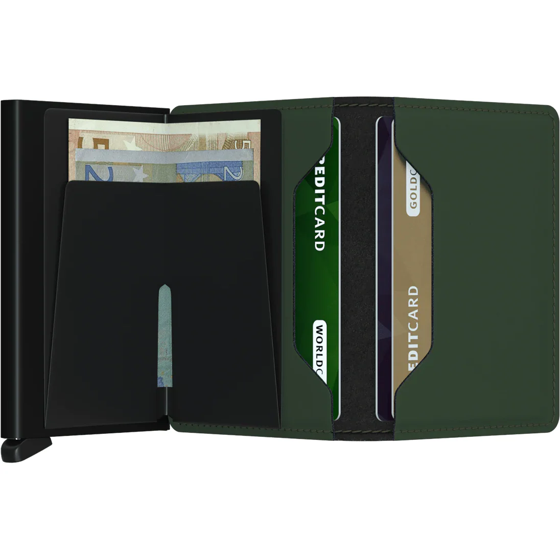 Slimwallet - Matte Green-Black - Image 3