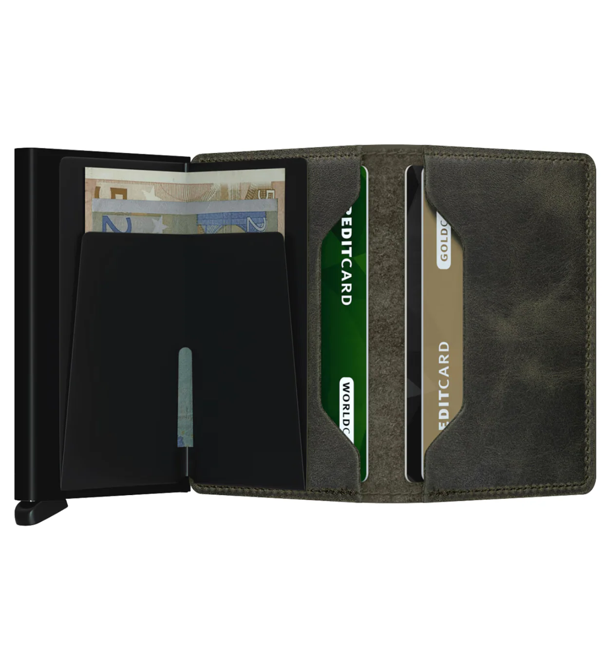 Slimwallet - Vintage Olive-Black - Image 4
