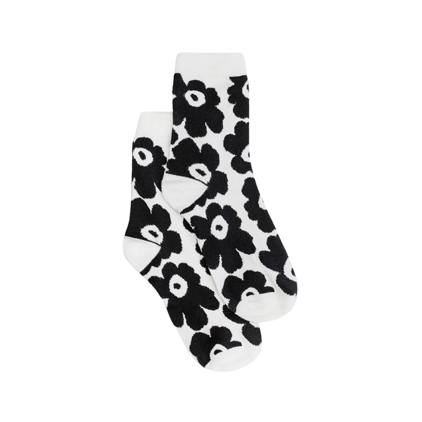 Socks - Black Flower