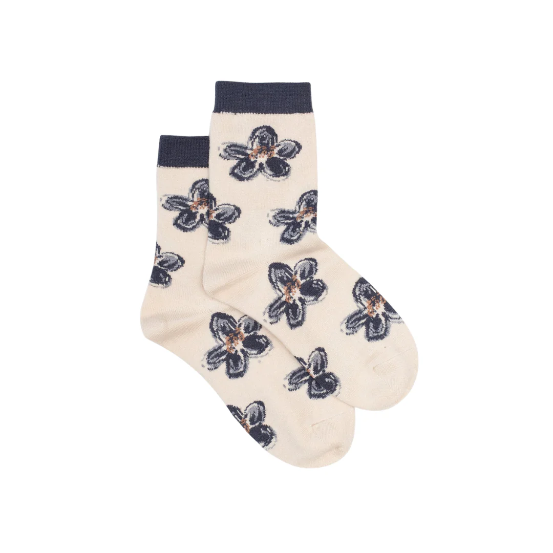 Socks - Oat & Dusky Bloom